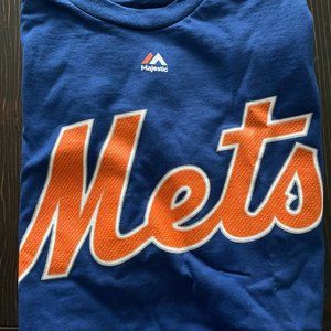 Brand New New York Mets Logo Blue Tee Shirt